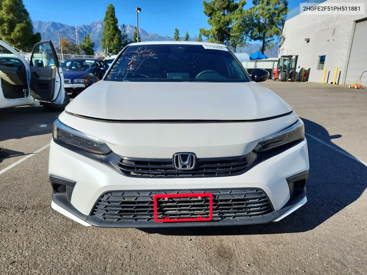 2023 HONDA CIVIC VIN 2HGFE2F51PH511881 — фото 5