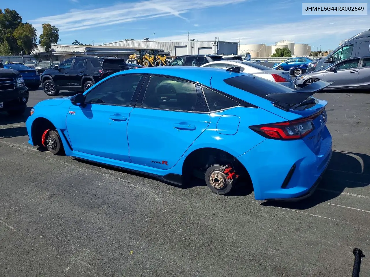 2024 HONDA CIVIC VIN JHMFL5G44RX002649 — фото 2