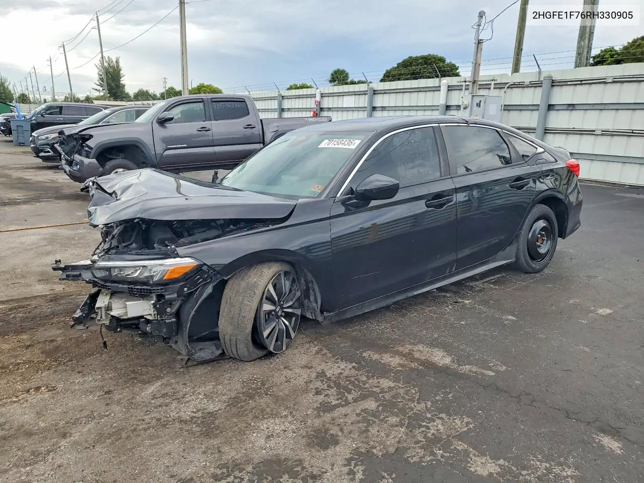 HONDA CIVIC 2024, VIN 2HGFE1F76RH330905