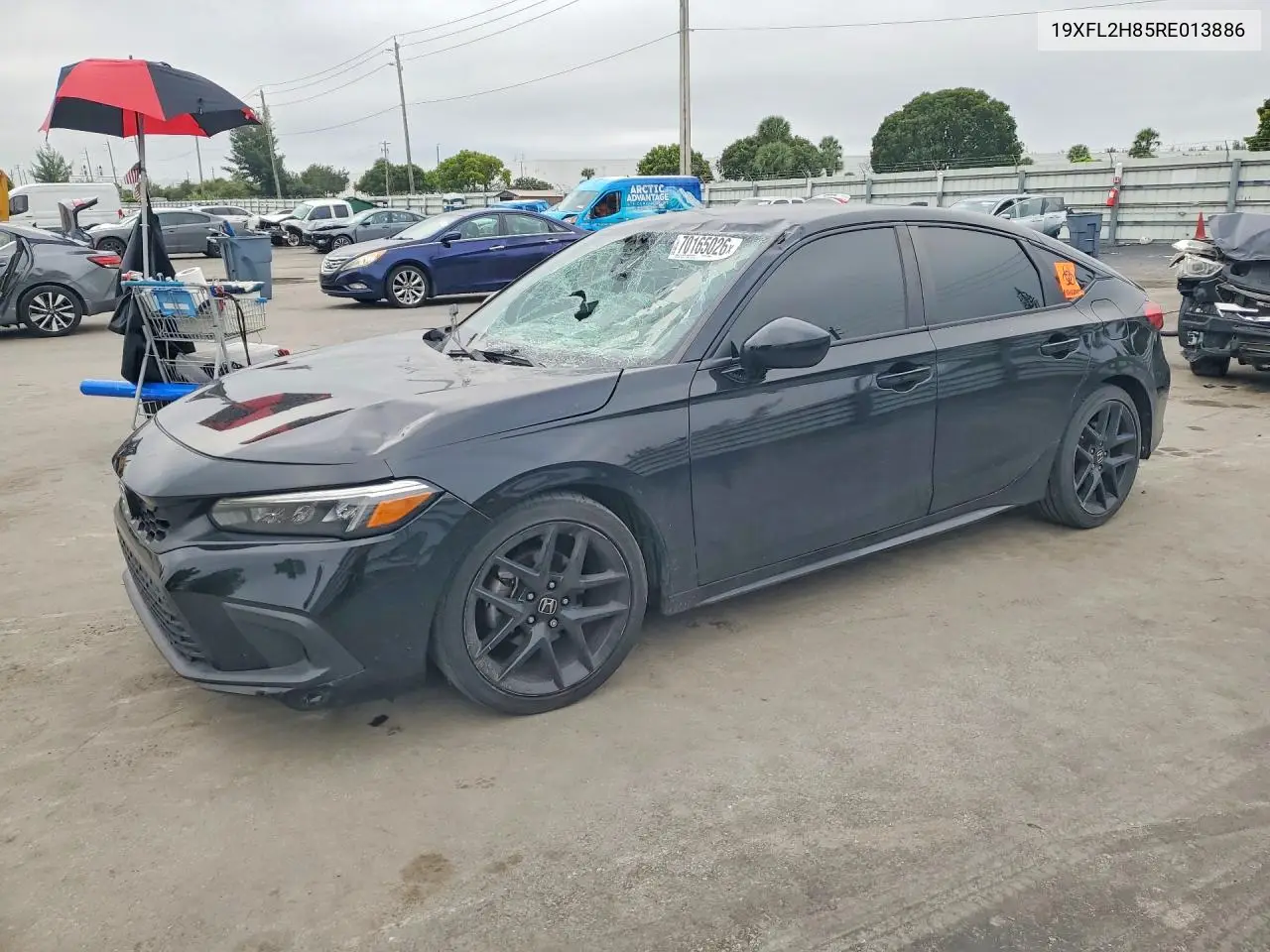 HONDA CIVIC 2024, VIN 19XFL2H85RE013886
