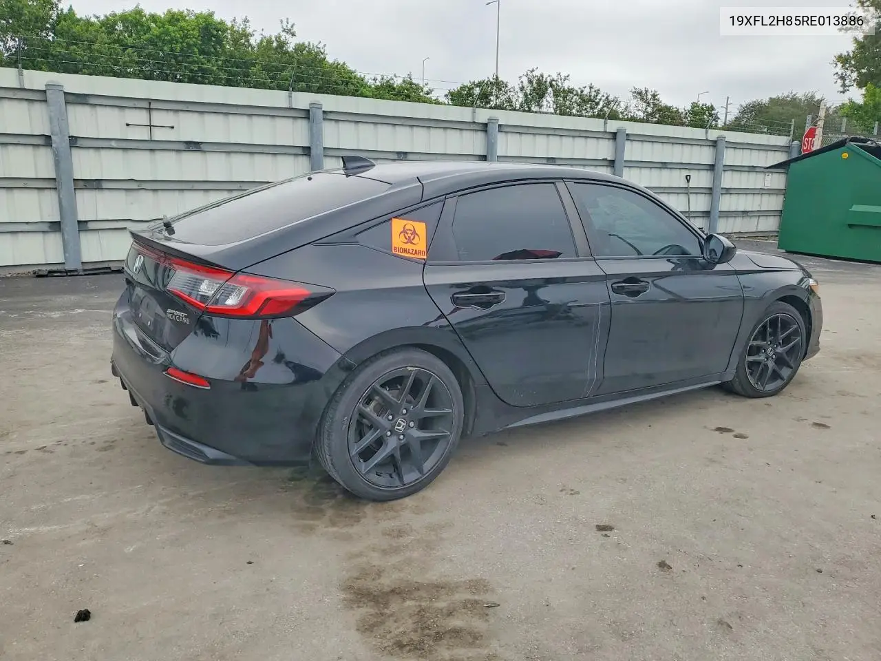 2024 HONDA CIVIC VIN 19XFL2H85RE013886 — фото 3