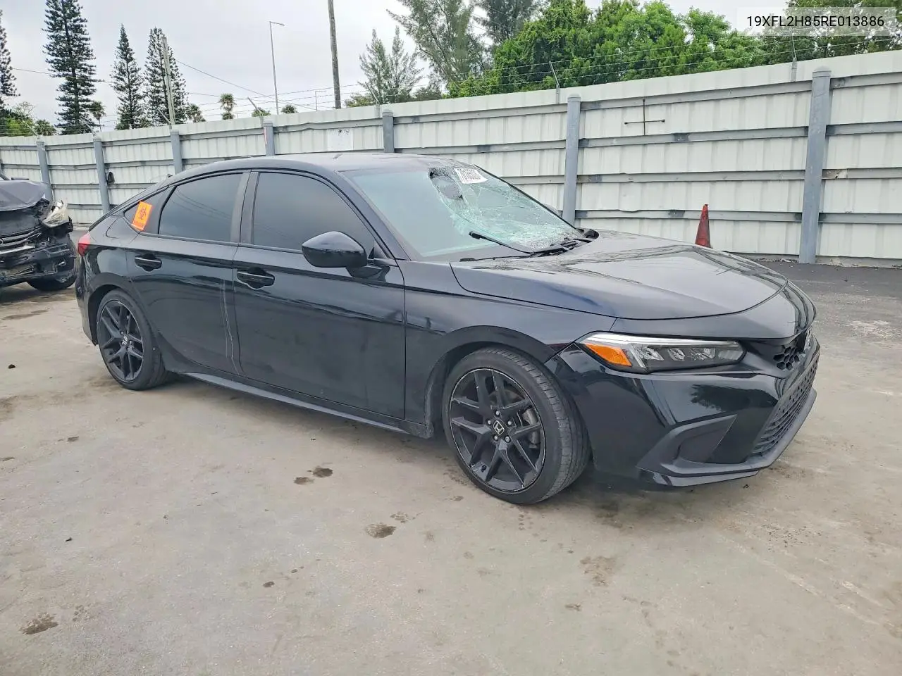 2024 HONDA CIVIC VIN 19XFL2H85RE013886 — фото 4