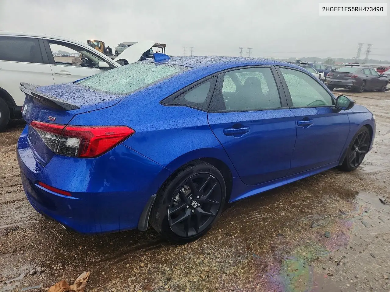 2024 HONDA CIVIC VIN 2HGFE1E55RH473490 — фото 3