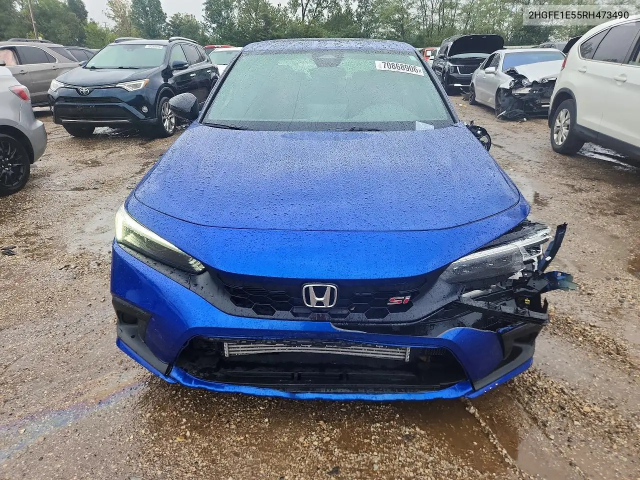 2024 HONDA CIVIC VIN 2HGFE1E55RH473490 — фото 5