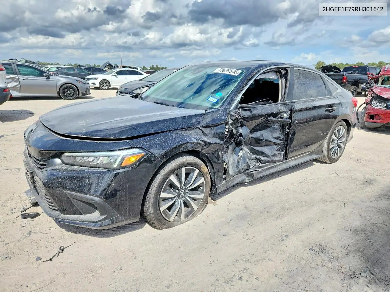 HONDA CIVIC 2024, VIN 2HGFE1F79RH301642