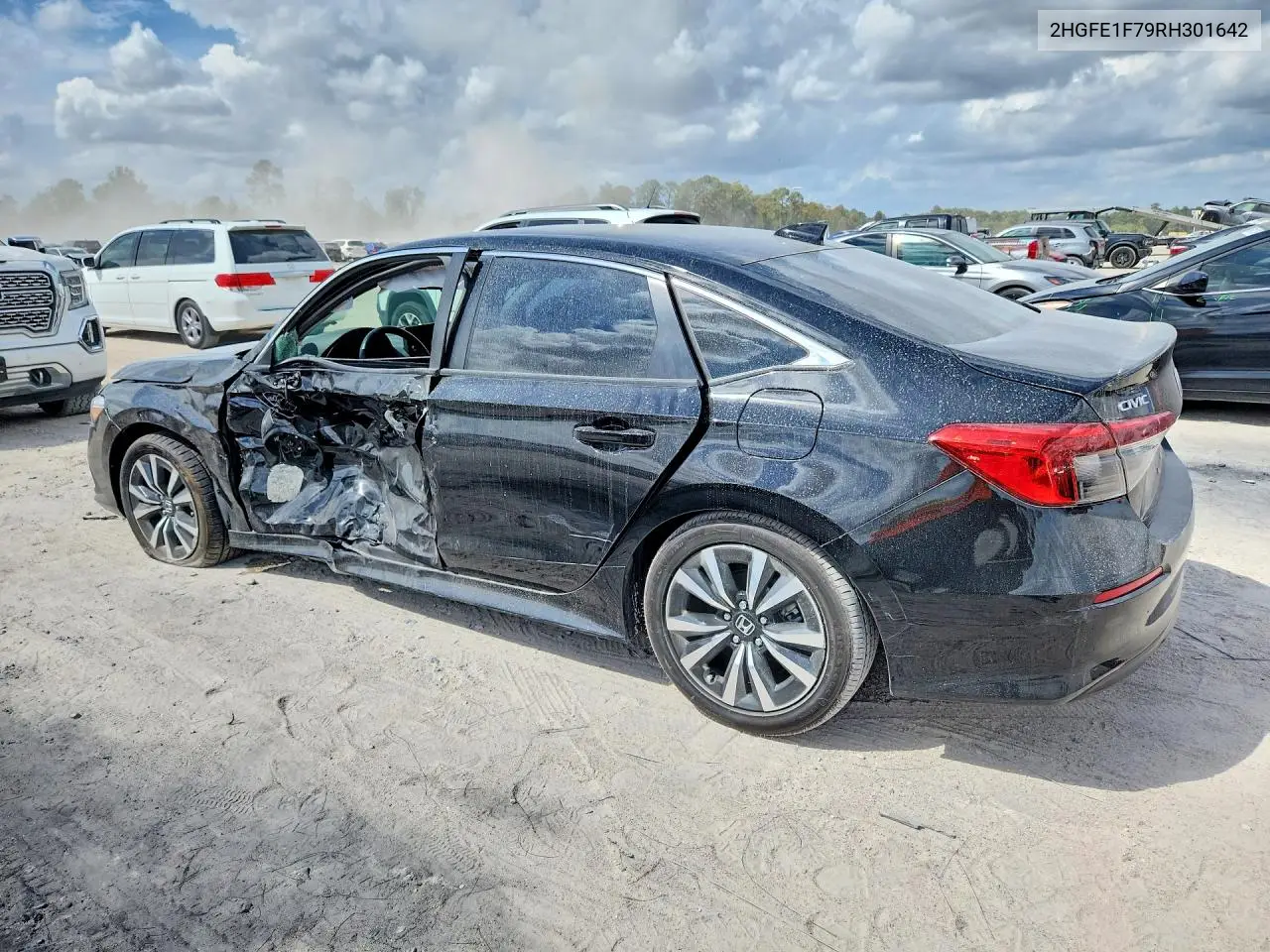 2024 HONDA CIVIC VIN 2HGFE1F79RH301642 — фото 2