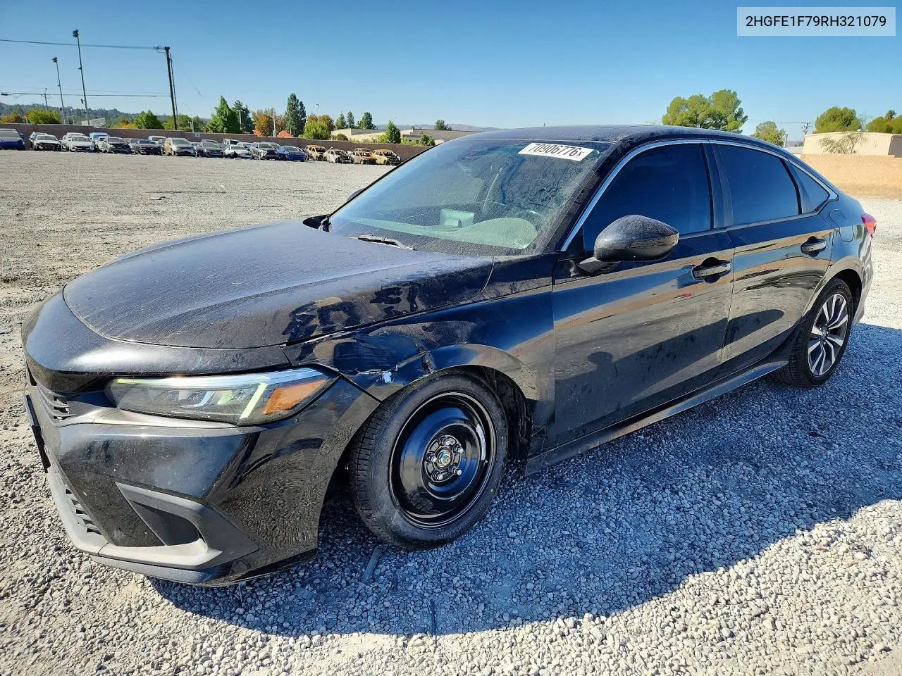 HONDA CIVIC 2024, VIN 2HGFE1F79RH321079
