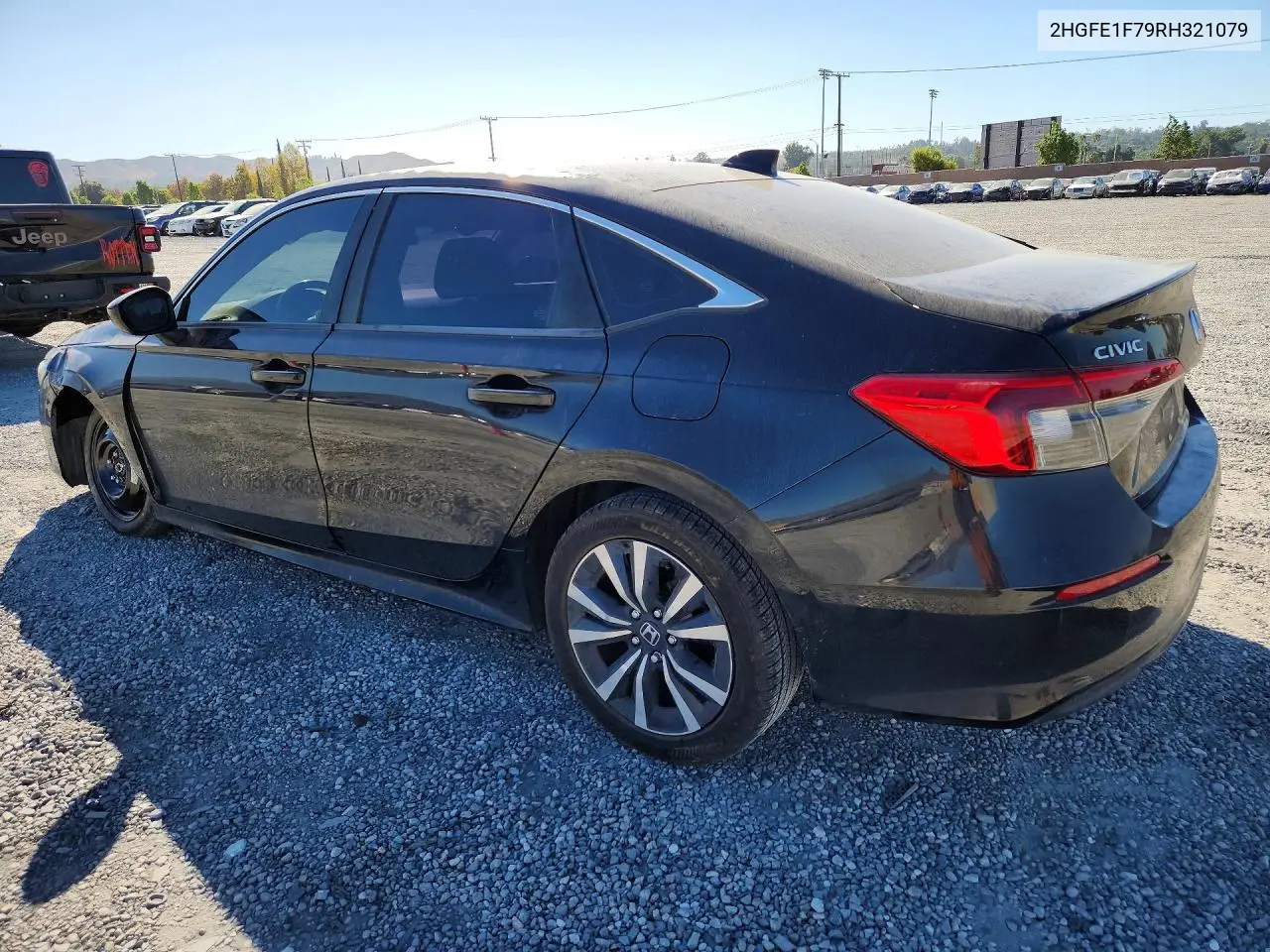 2024 HONDA CIVIC VIN 2HGFE1F79RH321079 — фото 2