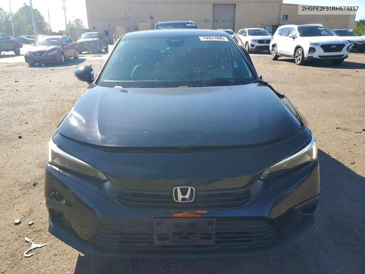 2024 HONDA CIVIC VIN 2HGFE2F51RH575857 — фото 5