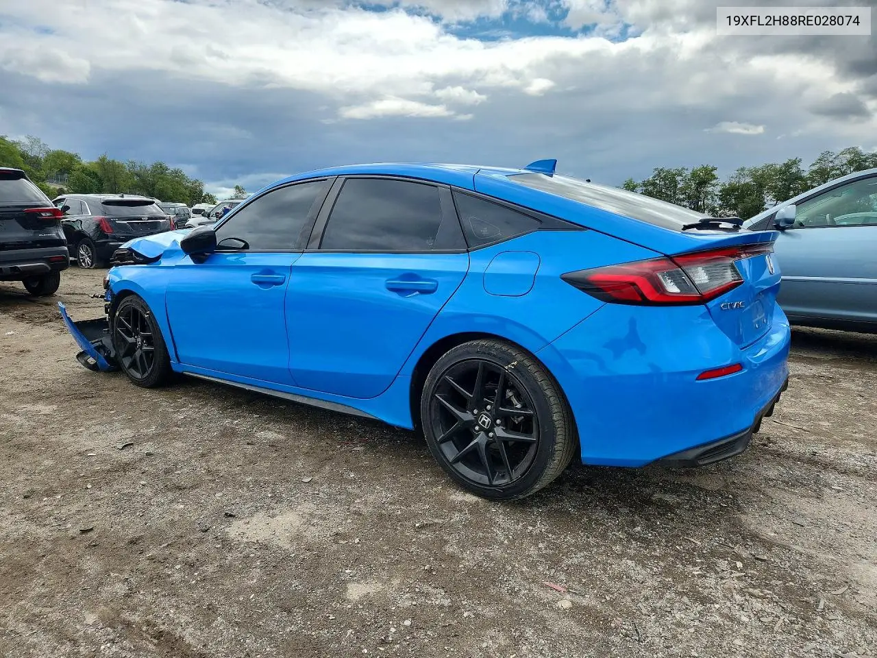 2024 HONDA CIVIC VIN 19XFL2H88RE028074 — фото 3