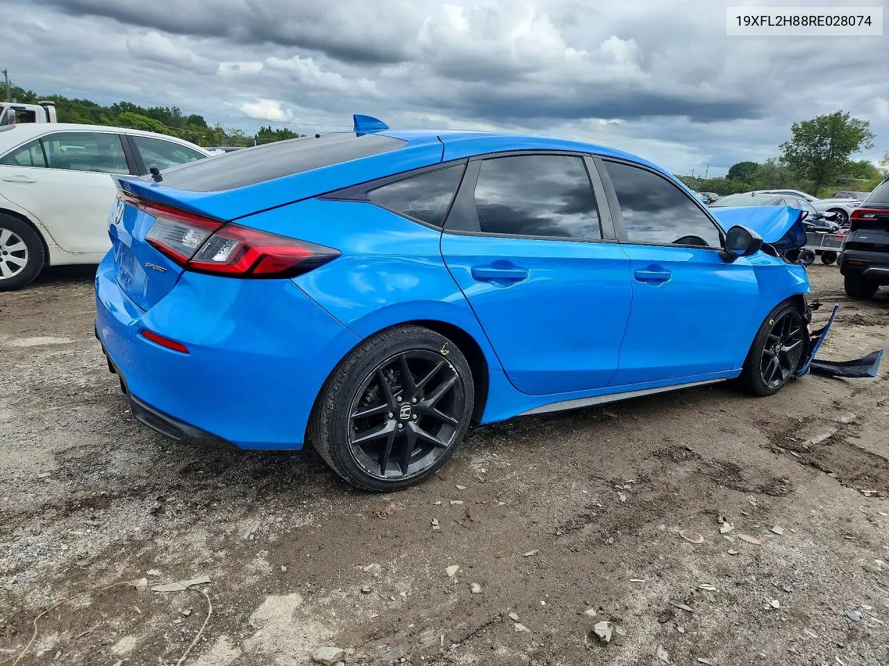 2024 HONDA CIVIC VIN 19XFL2H88RE028074 — фото 4