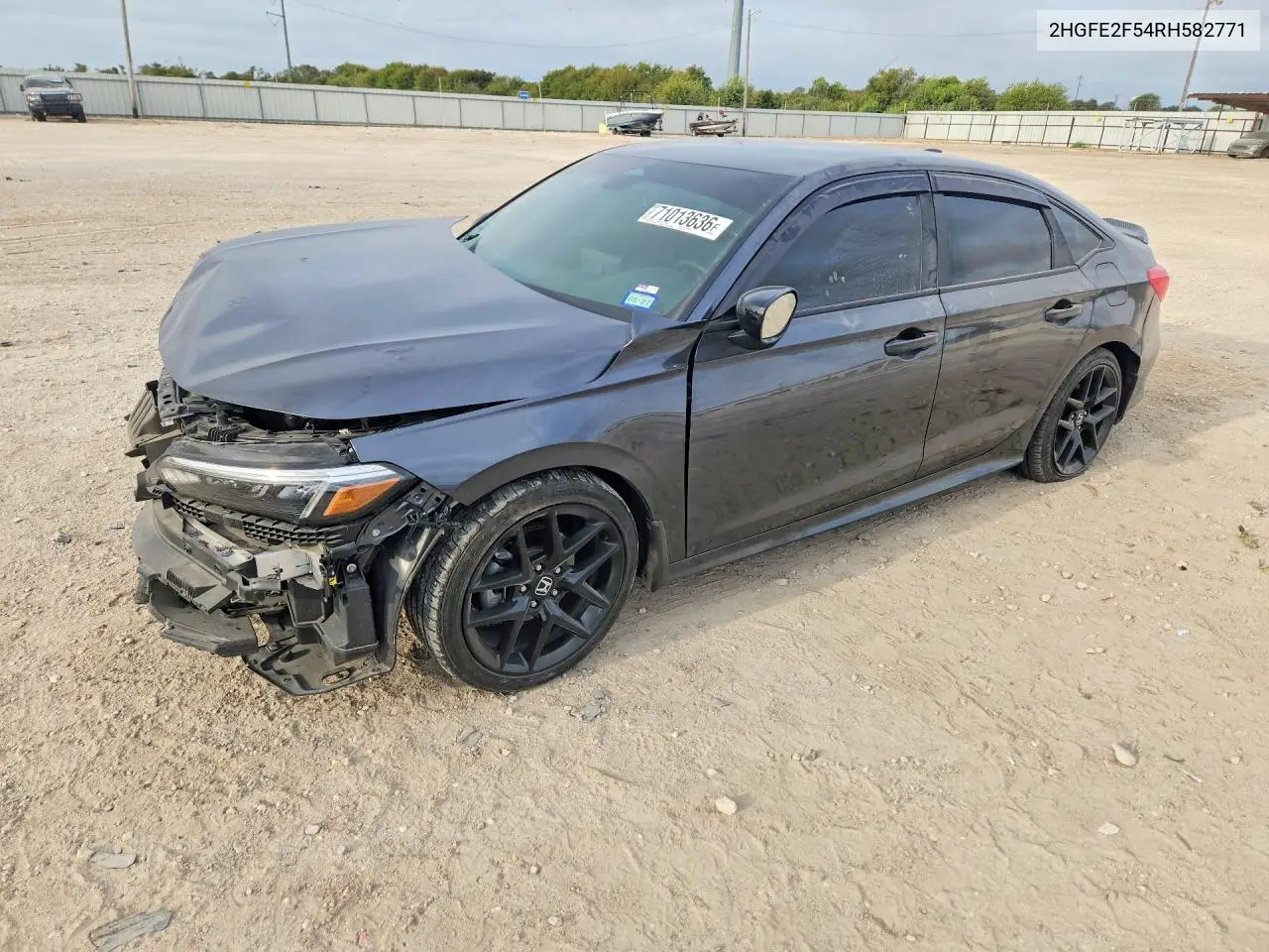 HONDA CIVIC 2024, VIN 2HGFE2F54RH582771