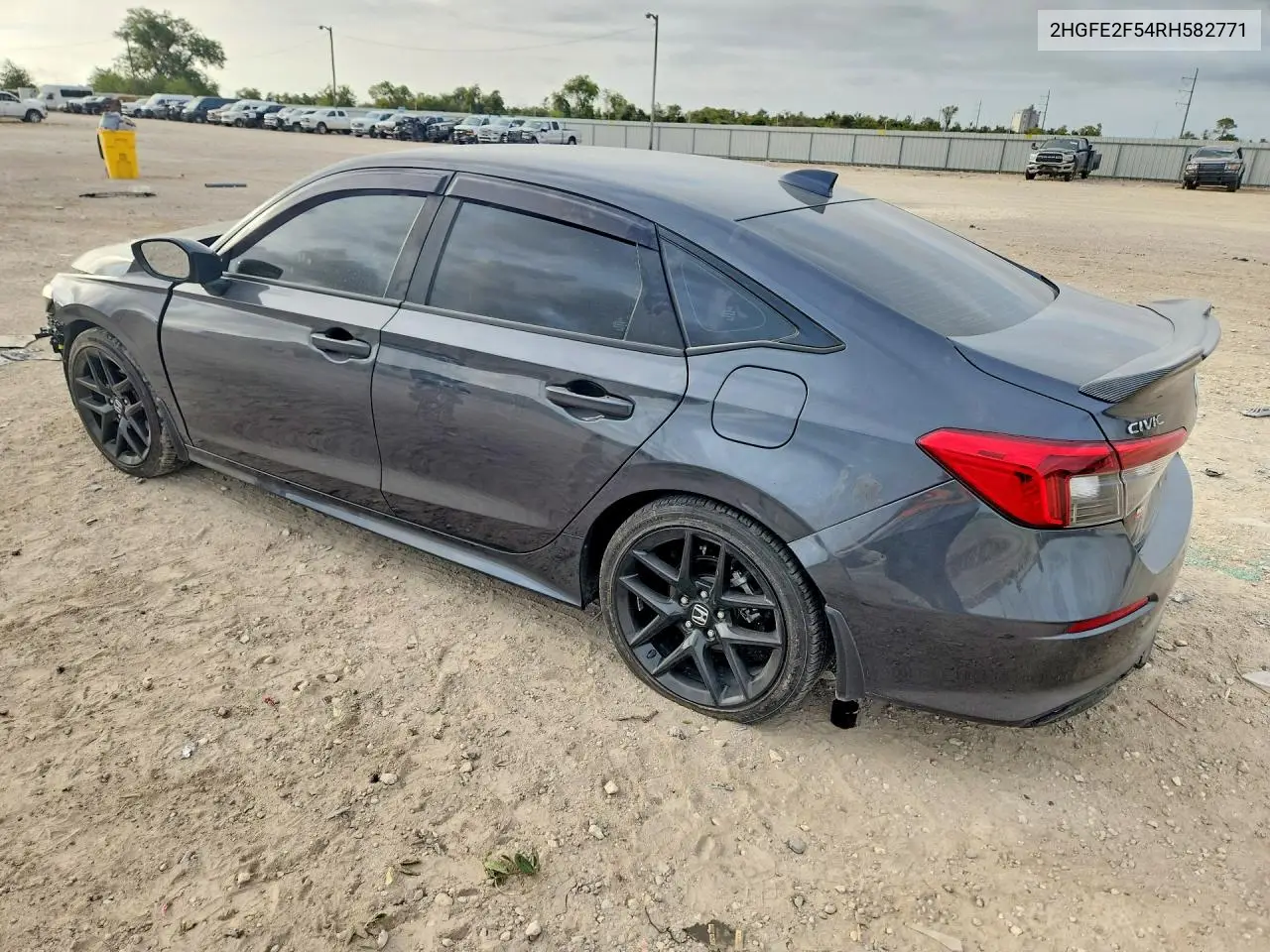 2024 HONDA CIVIC VIN 2HGFE2F54RH582771 — фото 2