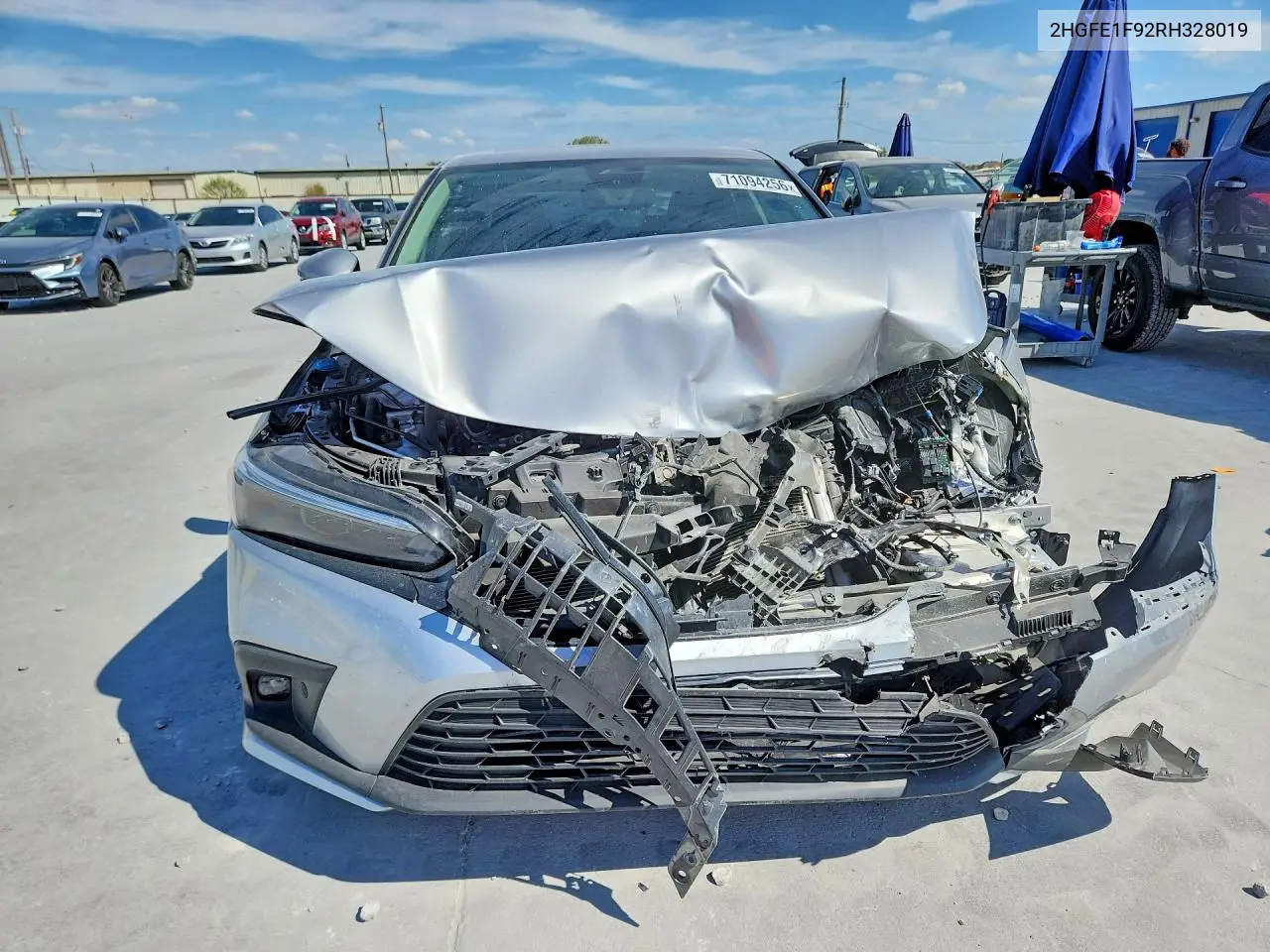 2024 HONDA CIVIC VIN 2HGFE1F92RH328019 — фото 5