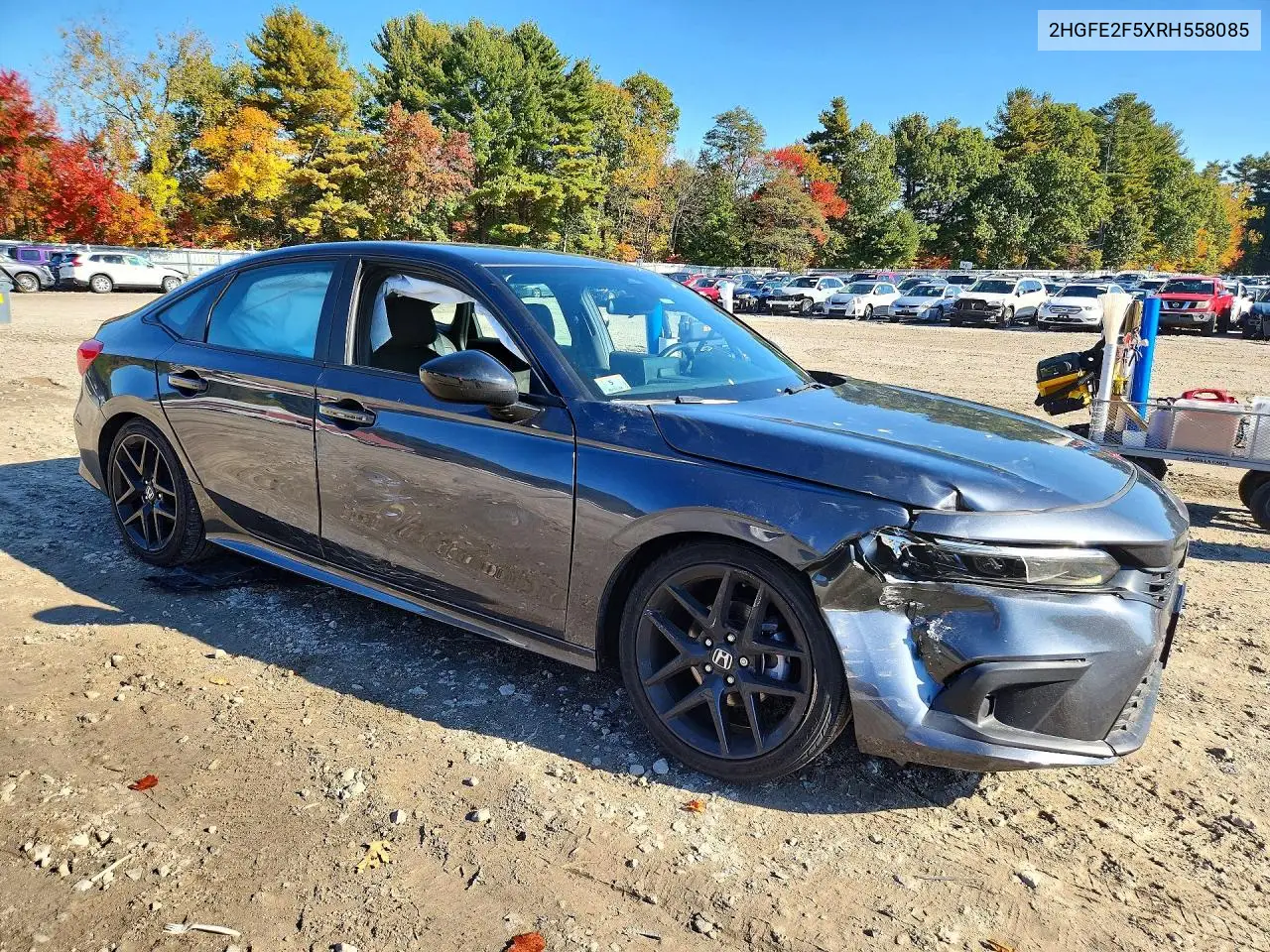 2024 HONDA CIVIC VIN 2HGFE2F5XRH558085 — фото 4