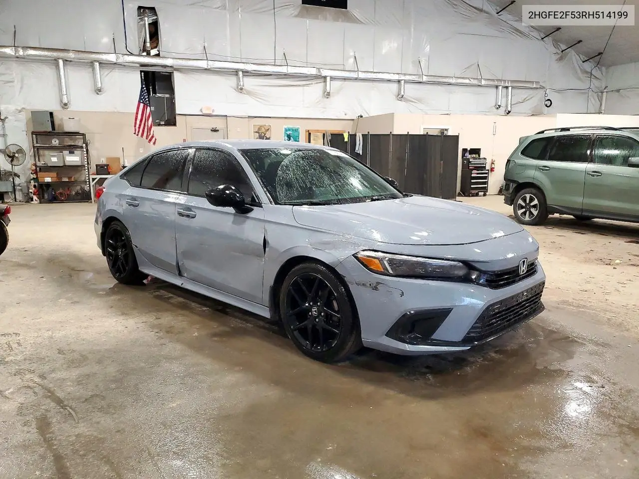 2024 HONDA CIVIC VIN 2HGFE2F53RH514199 — фото 4