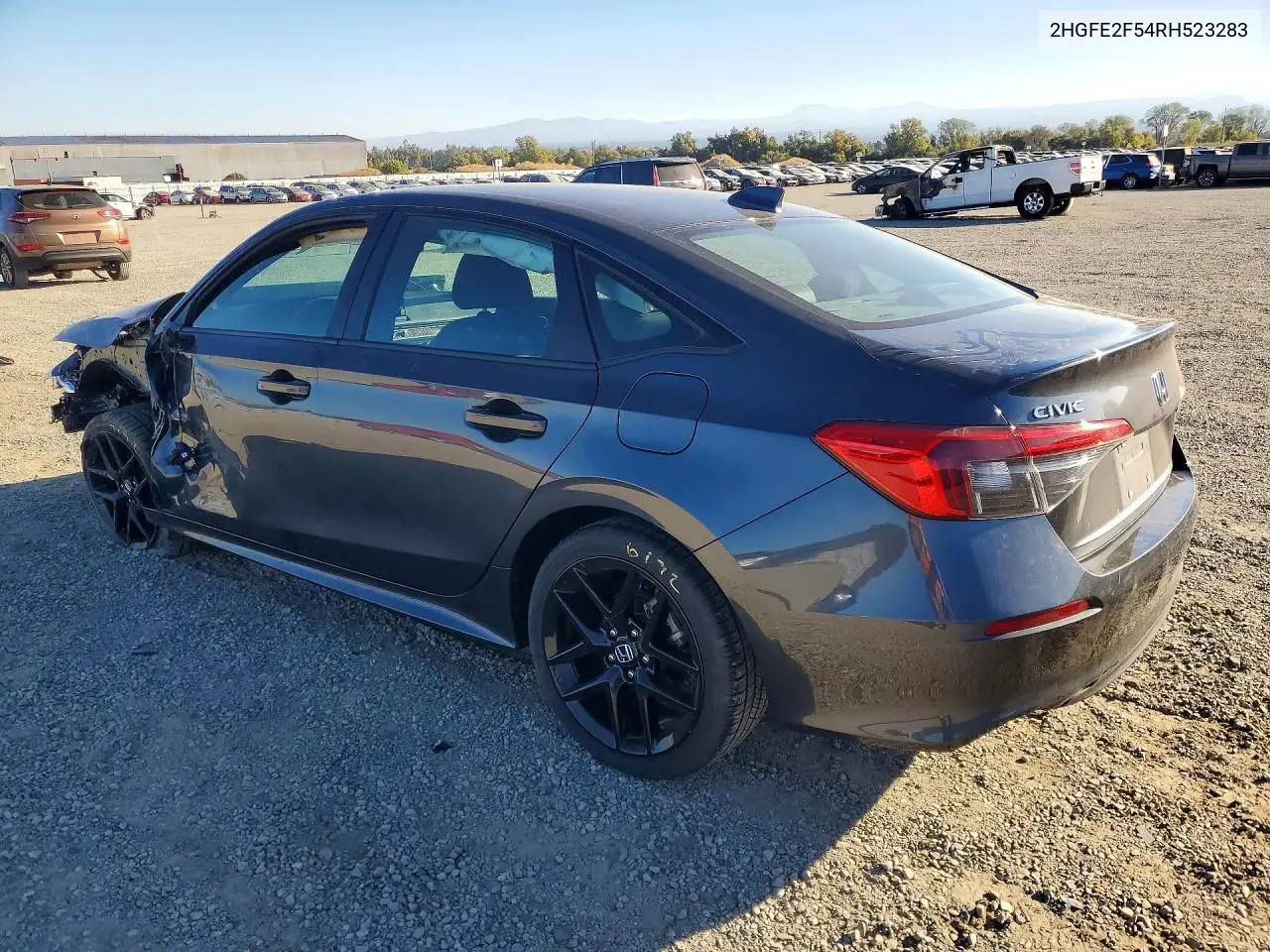 2024 HONDA CIVIC VIN 2HGFE2F54RH523283 — фото 2