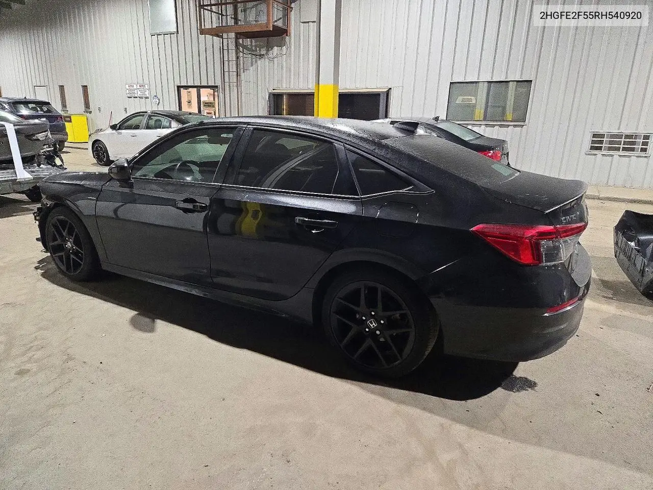 2024 HONDA CIVIC VIN 2HGFE2F55RH540920 — фото 2