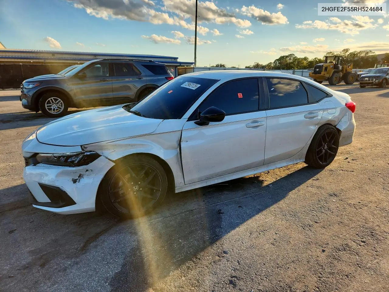 HONDA CIVIC 2024, VIN 2HGFE2F55RH524684