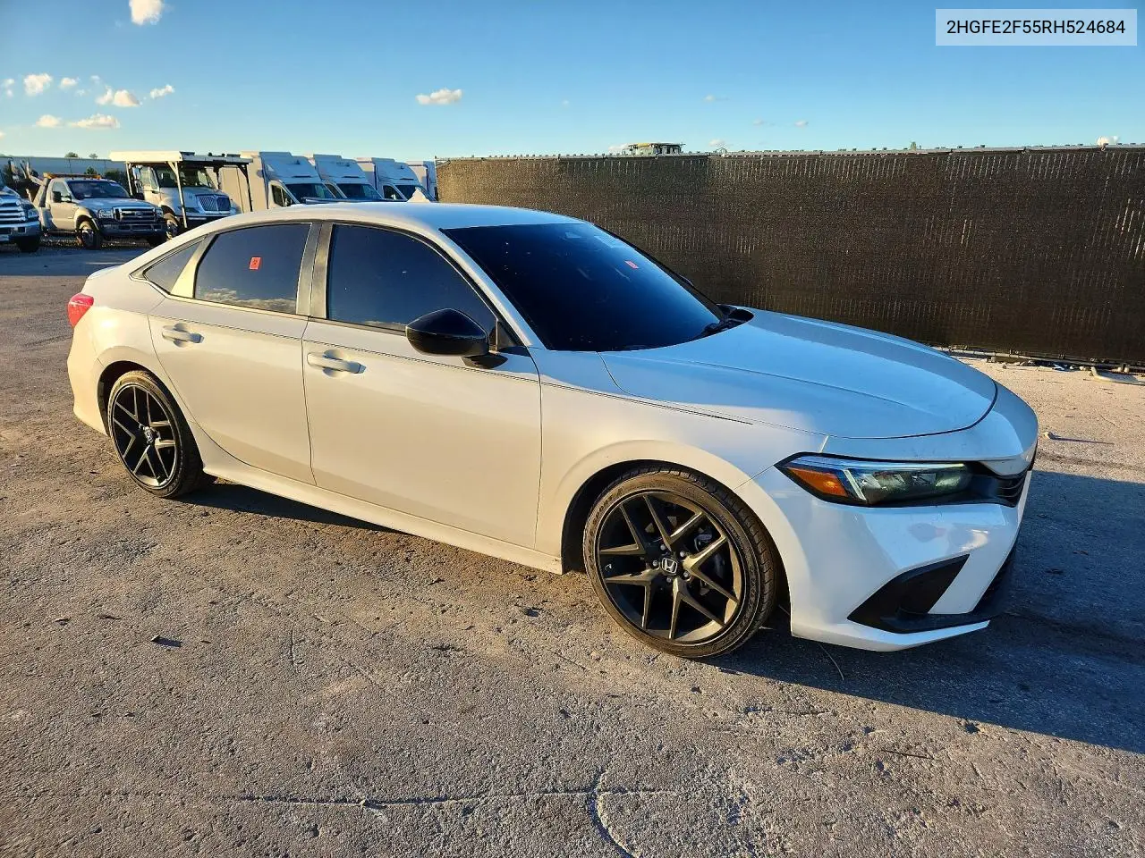 2024 HONDA CIVIC VIN 2HGFE2F55RH524684 — фото 4