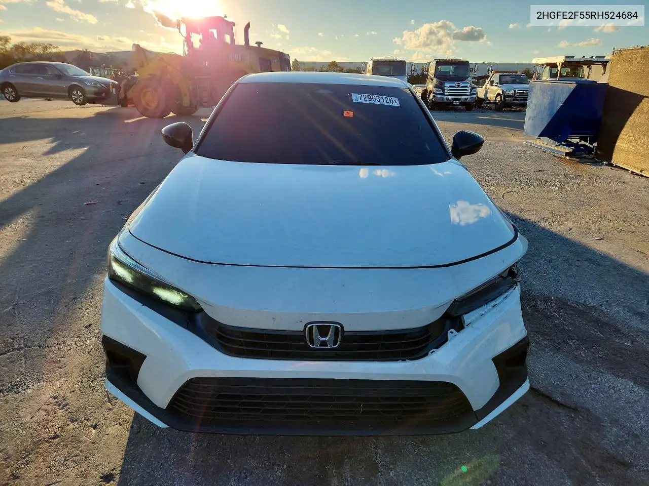 2024 HONDA CIVIC VIN 2HGFE2F55RH524684 — фото 5