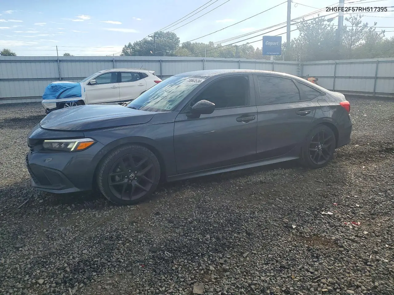 HONDA CIVIC 2024, VIN 2HGFE2F57RH517395