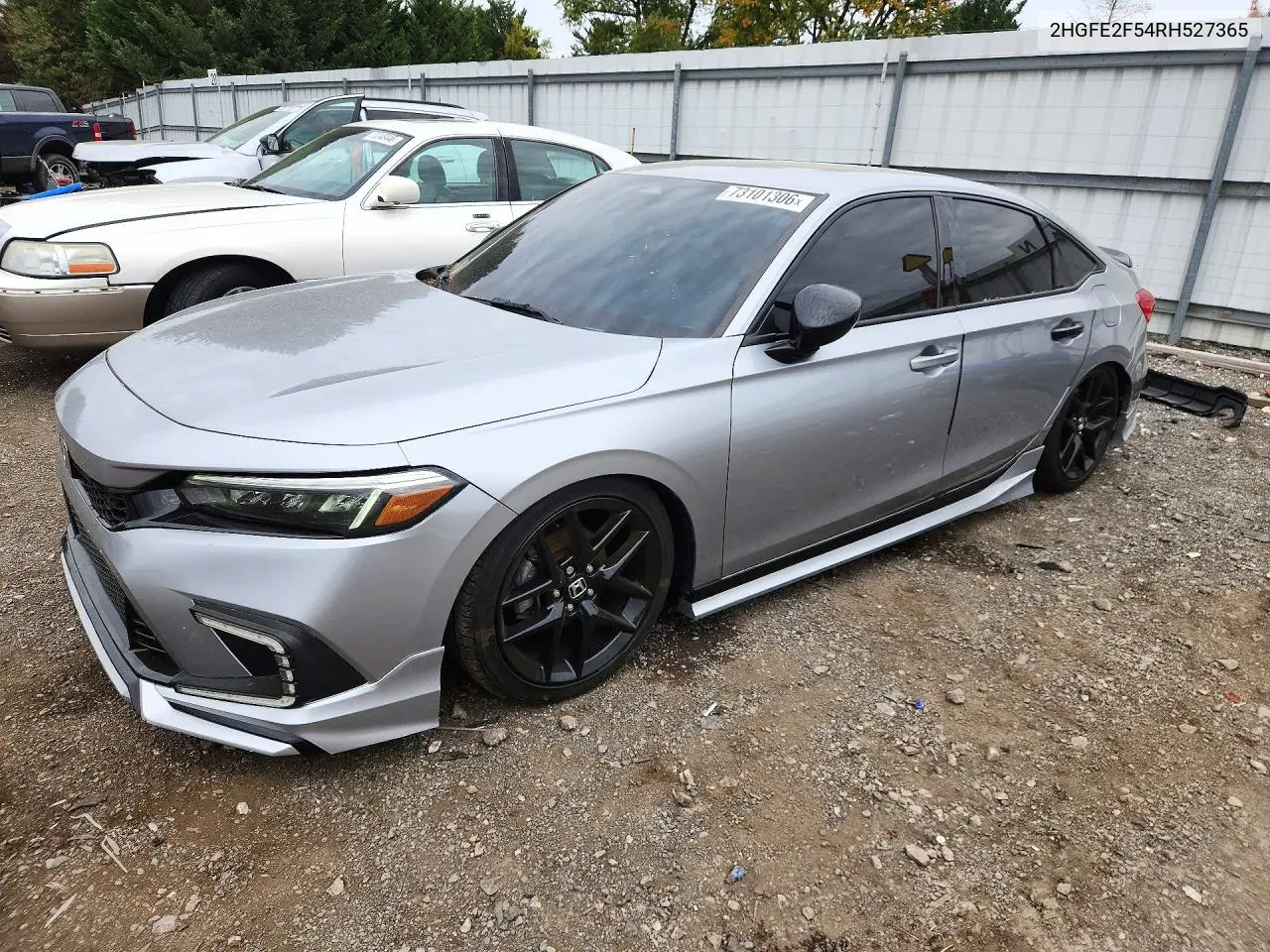 HONDA CIVIC 2024, VIN 2HGFE2F54RH527365