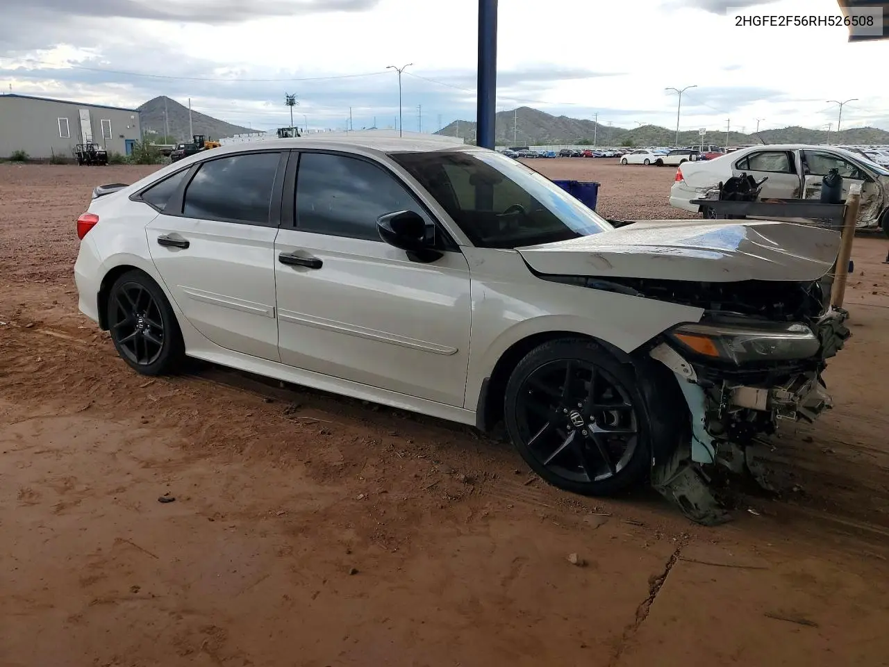 2024 HONDA CIVIC VIN 2HGFE2F56RH526508 — фото 4