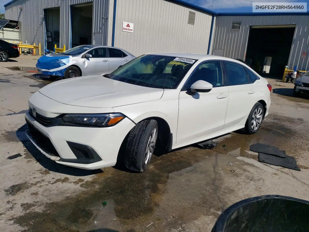 HONDA CIVIC 2024, VIN 2HGFE2F28RH564960