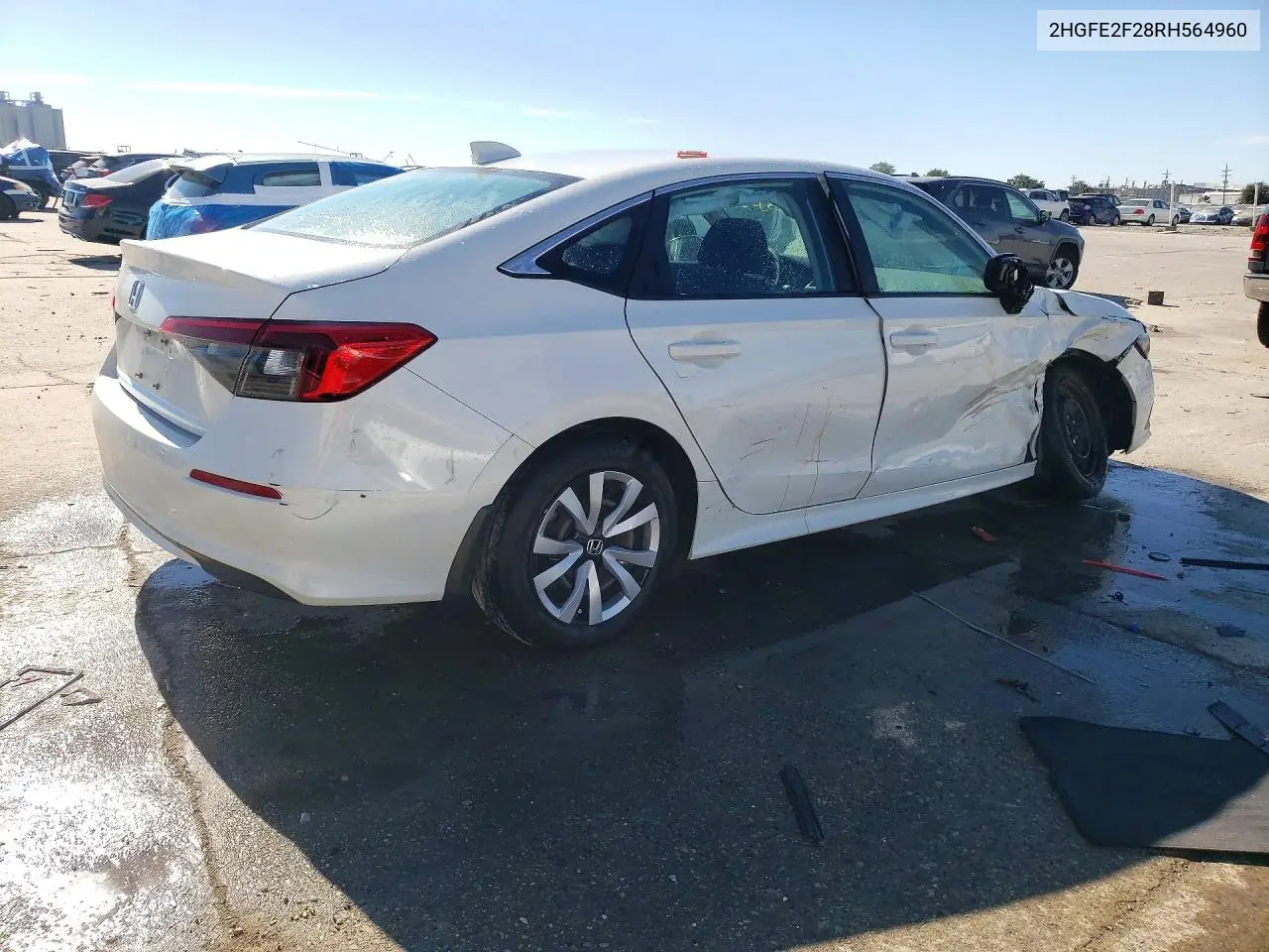 2024 HONDA CIVIC VIN 2HGFE2F28RH564960 — фото 3