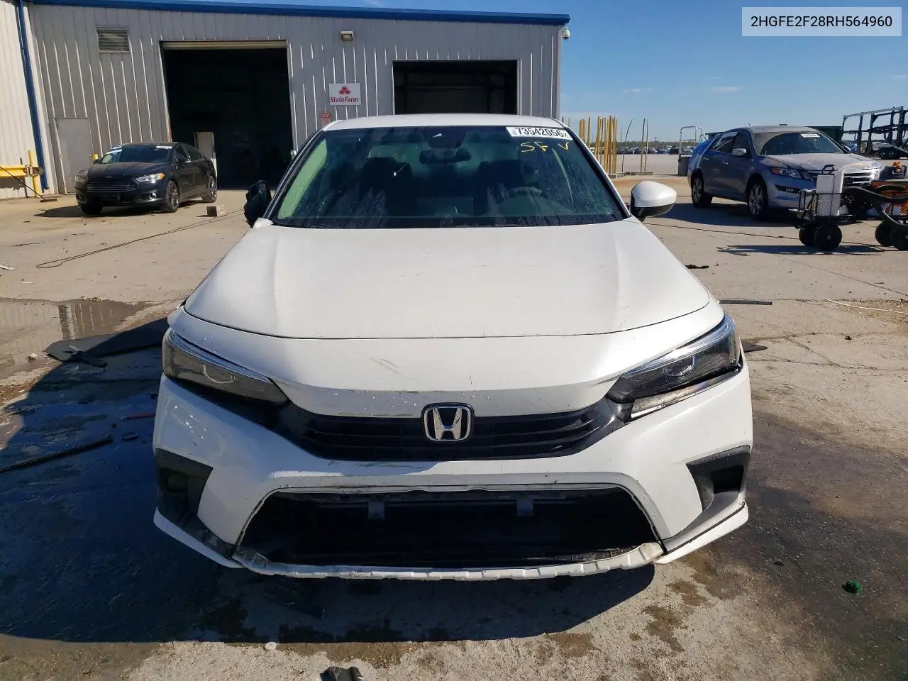 2024 HONDA CIVIC VIN 2HGFE2F28RH564960 — фото 5