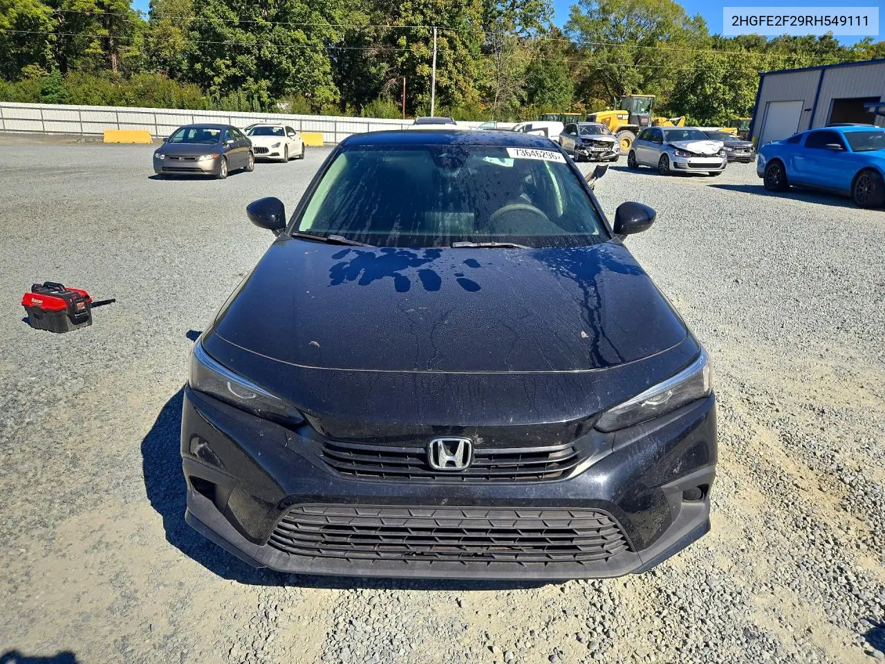 2024 HONDA CIVIC VIN 2HGFE2F29RH549111 — фото 5