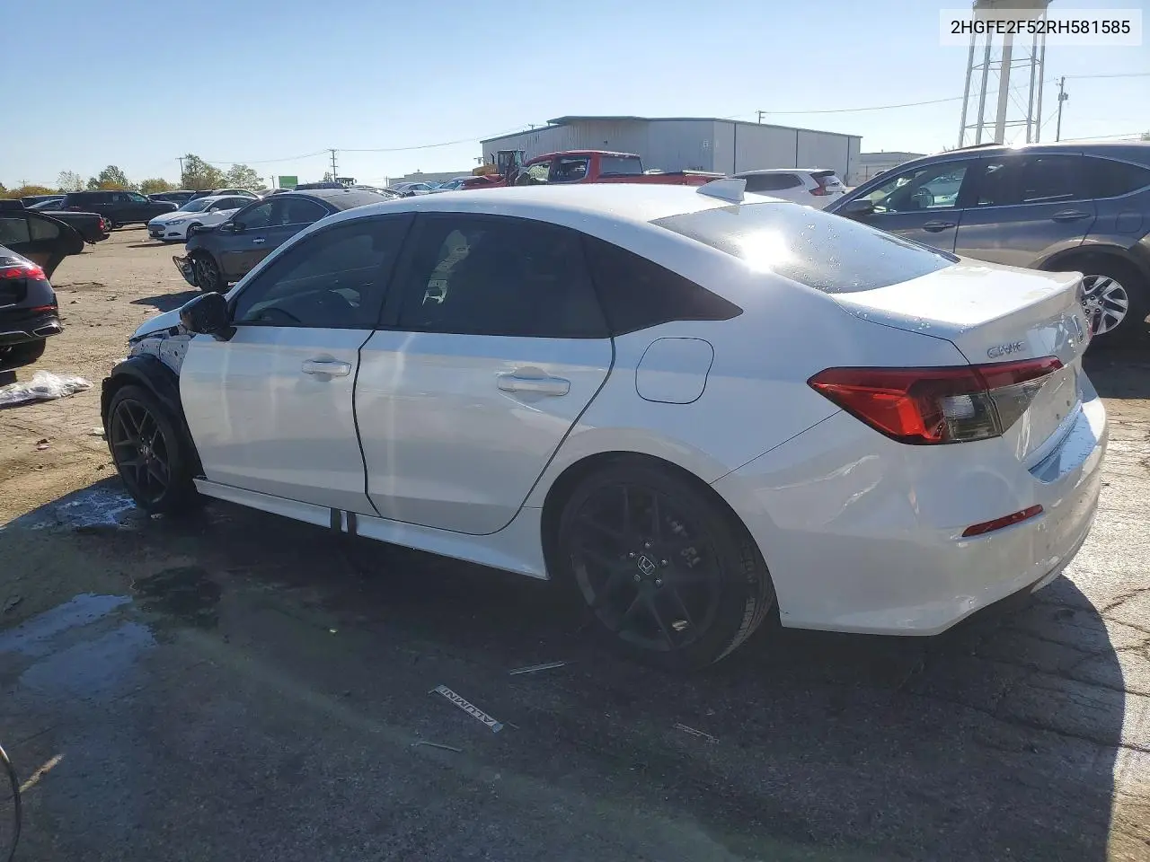 2024 HONDA CIVIC VIN 2HGFE2F52RH581585 — фото 2