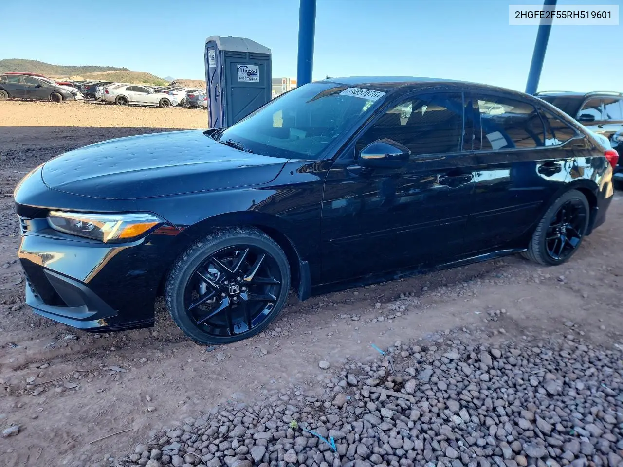 HONDA CIVIC 2024, VIN 2HGFE2F55RH519601