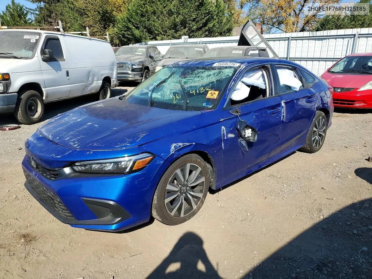 HONDA CIVIC 2024, VIN 2HGFE1F76RH325185
