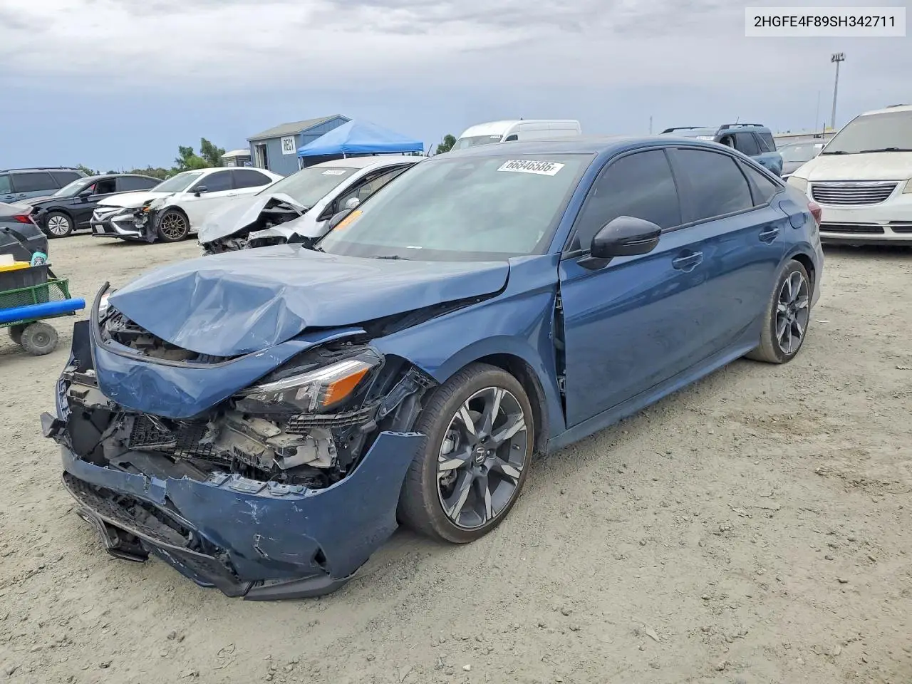 HONDA CIVIC 2025, VIN 2HGFE4F89SH342711