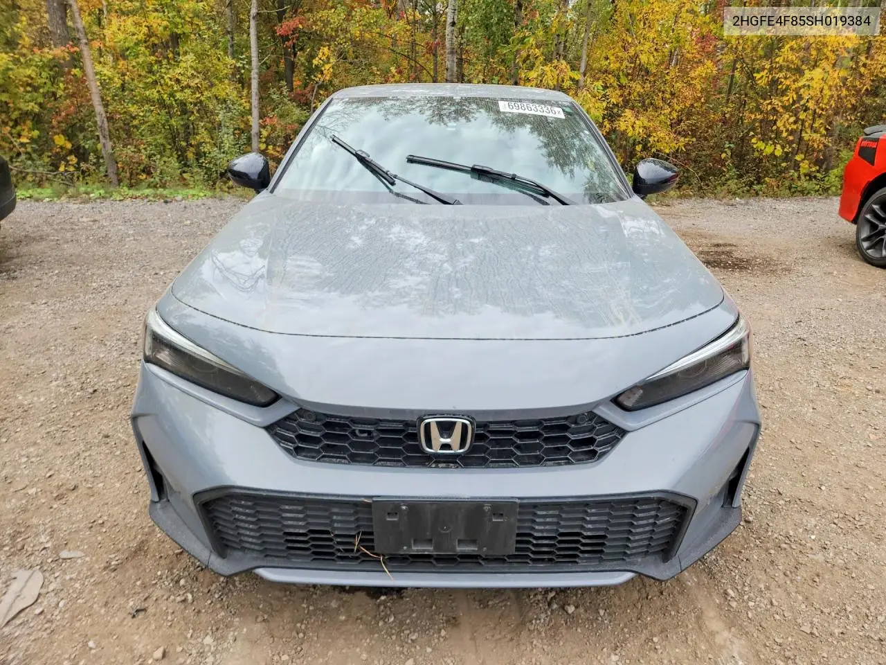 2025 HONDA CIVIC VIN 2HGFE4F85SH019384 — фото 5