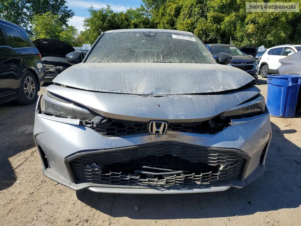 2025 HONDA CIVIC VIN 2HGFE4F85SH004383 — фото 5