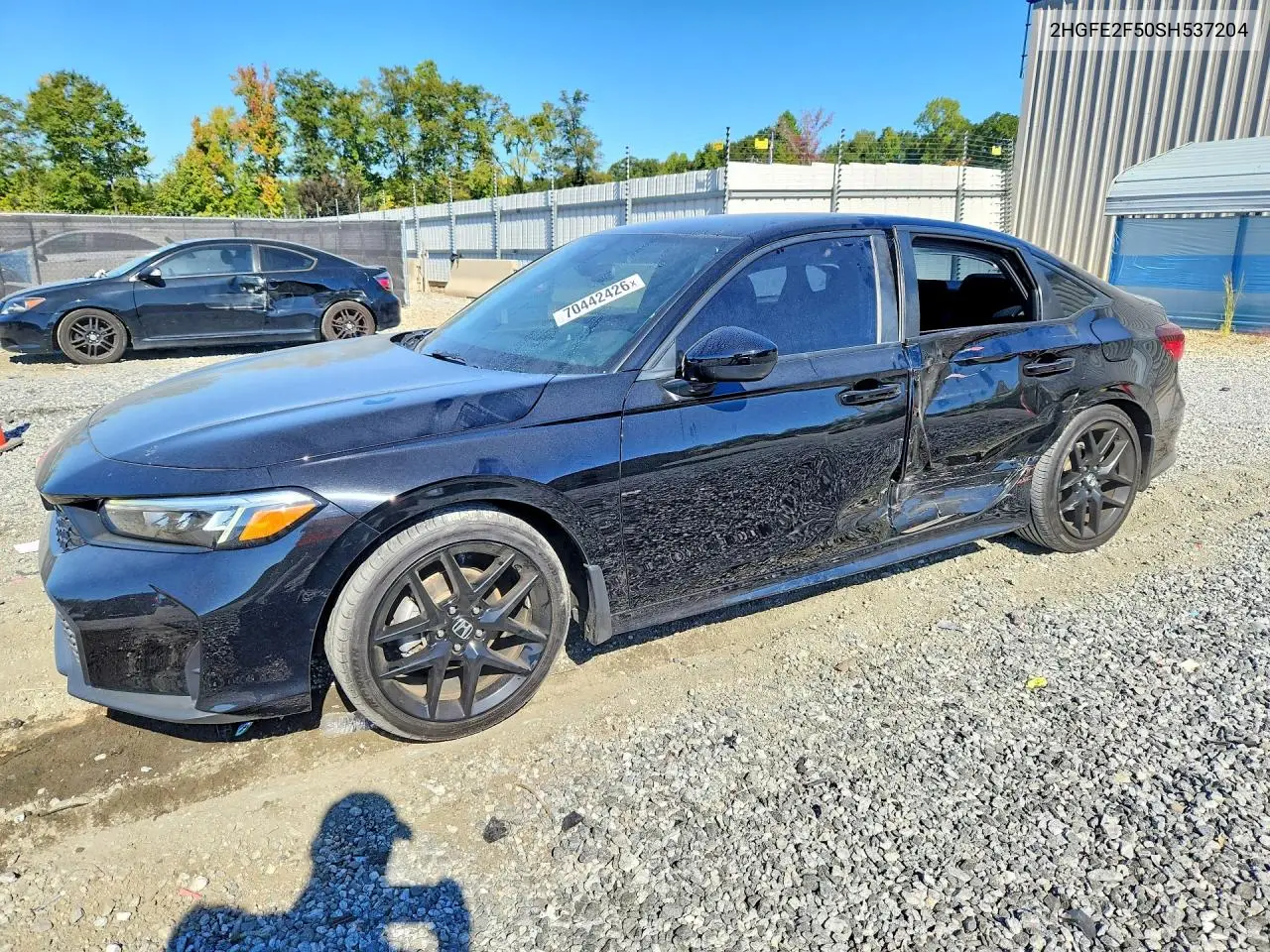 HONDA CIVIC 2025, VIN 2HGFE2F50SH537204