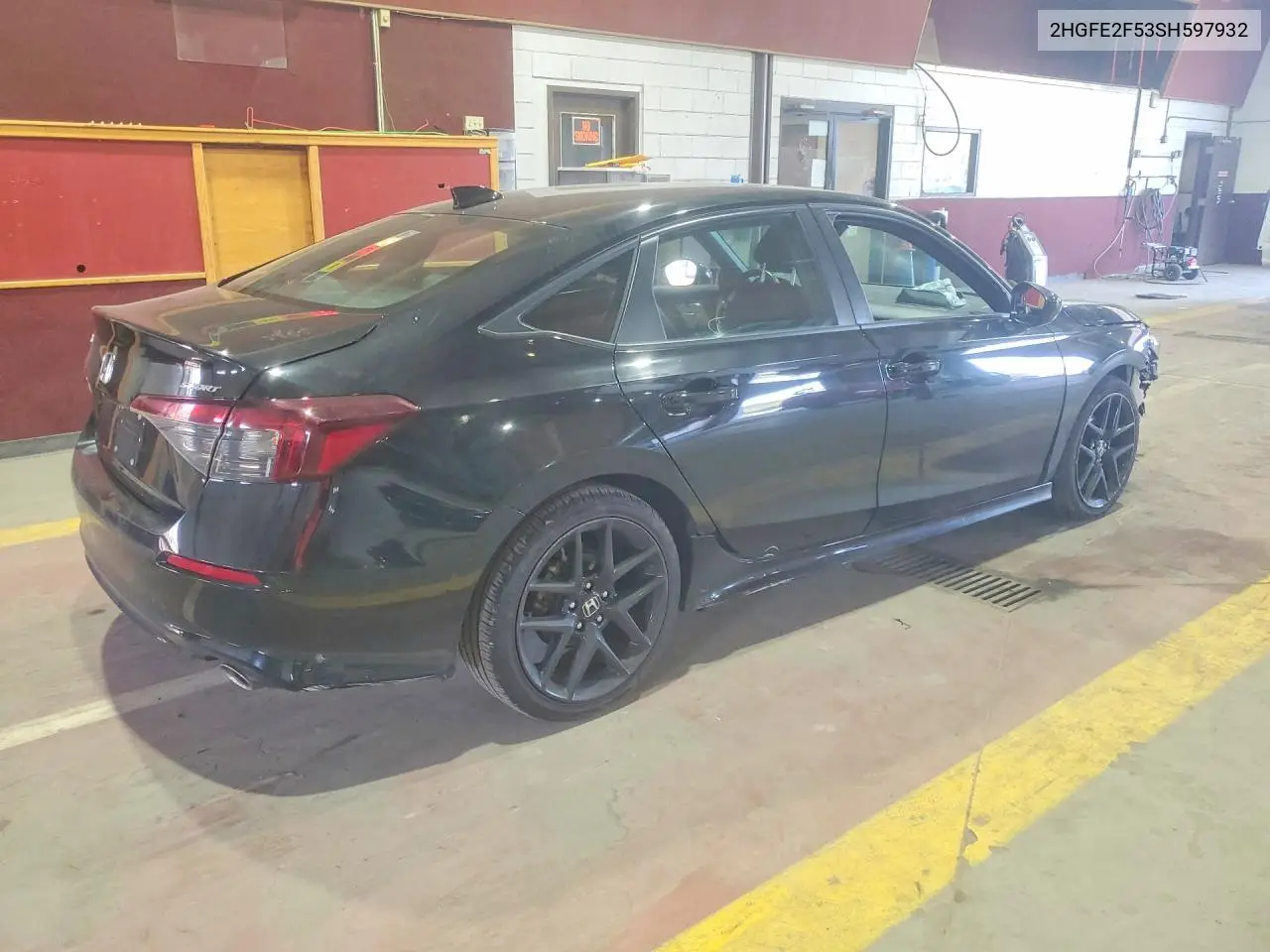 2025 HONDA CIVIC VIN 2HGFE2F53SH597932 — фото 3