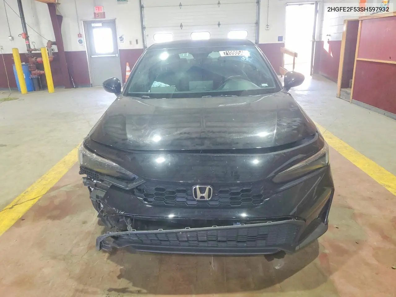 2025 HONDA CIVIC VIN 2HGFE2F53SH597932 — фото 5