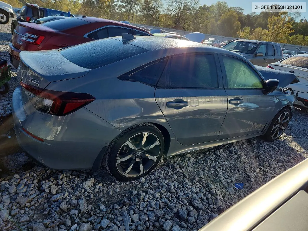 2025 HONDA CIVIC VIN 2HGFE4F85SH321001 — фото 3