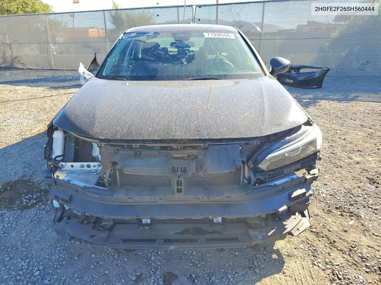 2025 HONDA CIVIC VIN 2HGFE2F26SH560444 — фото 5