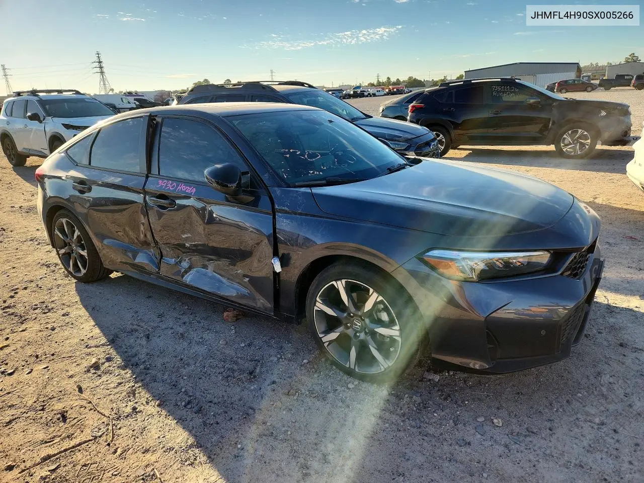 2025 HONDA CIVIC VIN JHMFL4H90SX005266 — фото 4