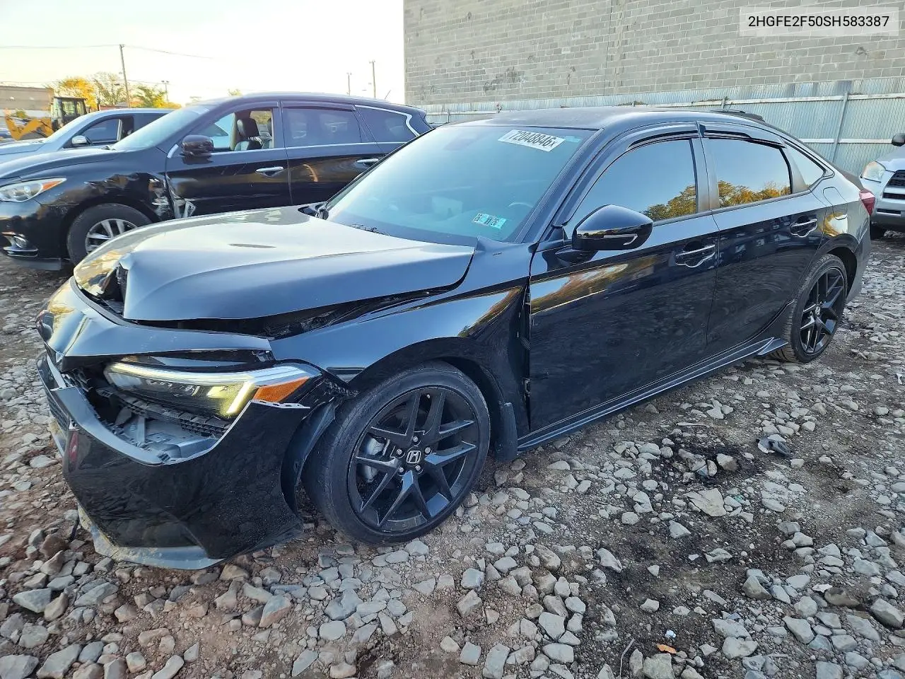 HONDA CIVIC 2025, VIN 2HGFE2F50SH583387