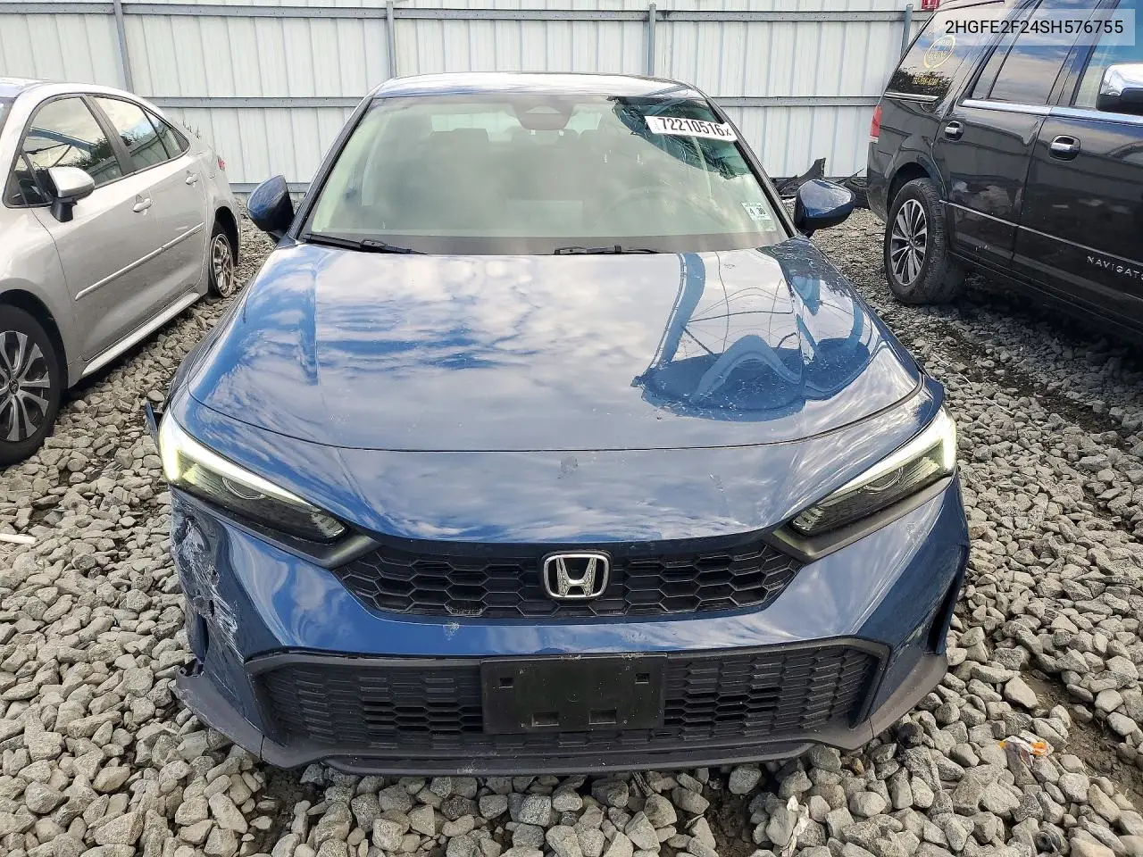 2025 HONDA CIVIC VIN 2HGFE2F24SH576755 — фото 5