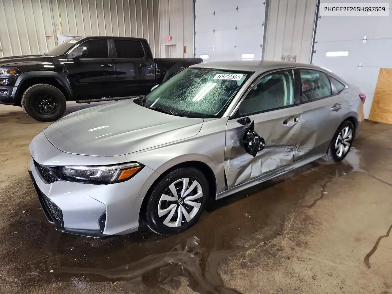 HONDA CIVIC 2025, VIN 2HGFE2F26SH597509