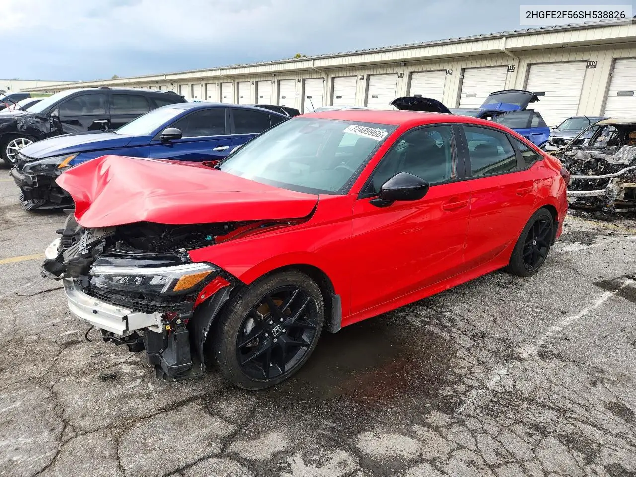 HONDA CIVIC 2025, VIN 2HGFE2F56SH538826