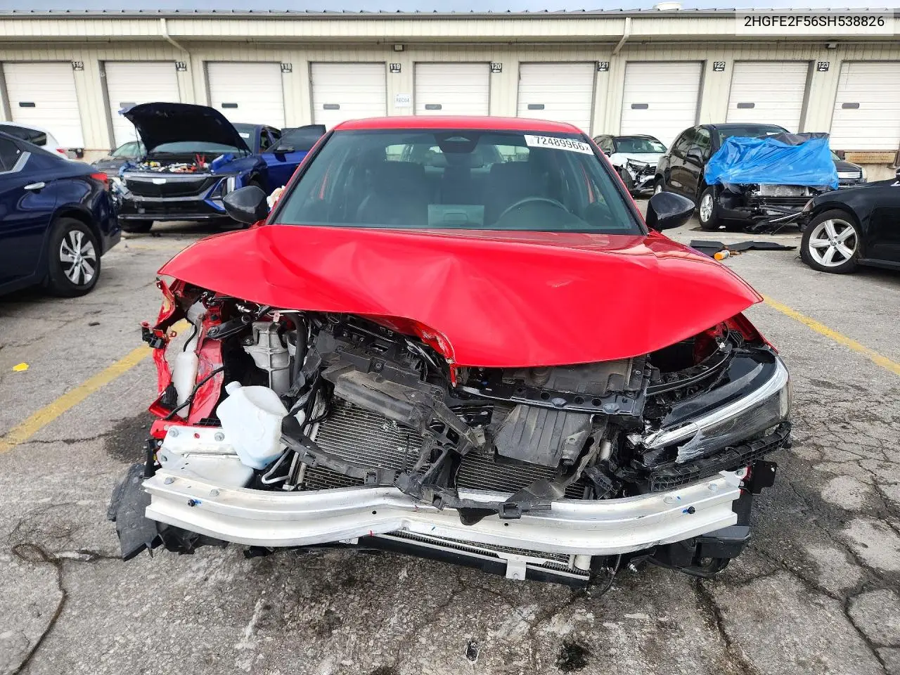 2025 HONDA CIVIC VIN 2HGFE2F56SH538826 — фото 5
