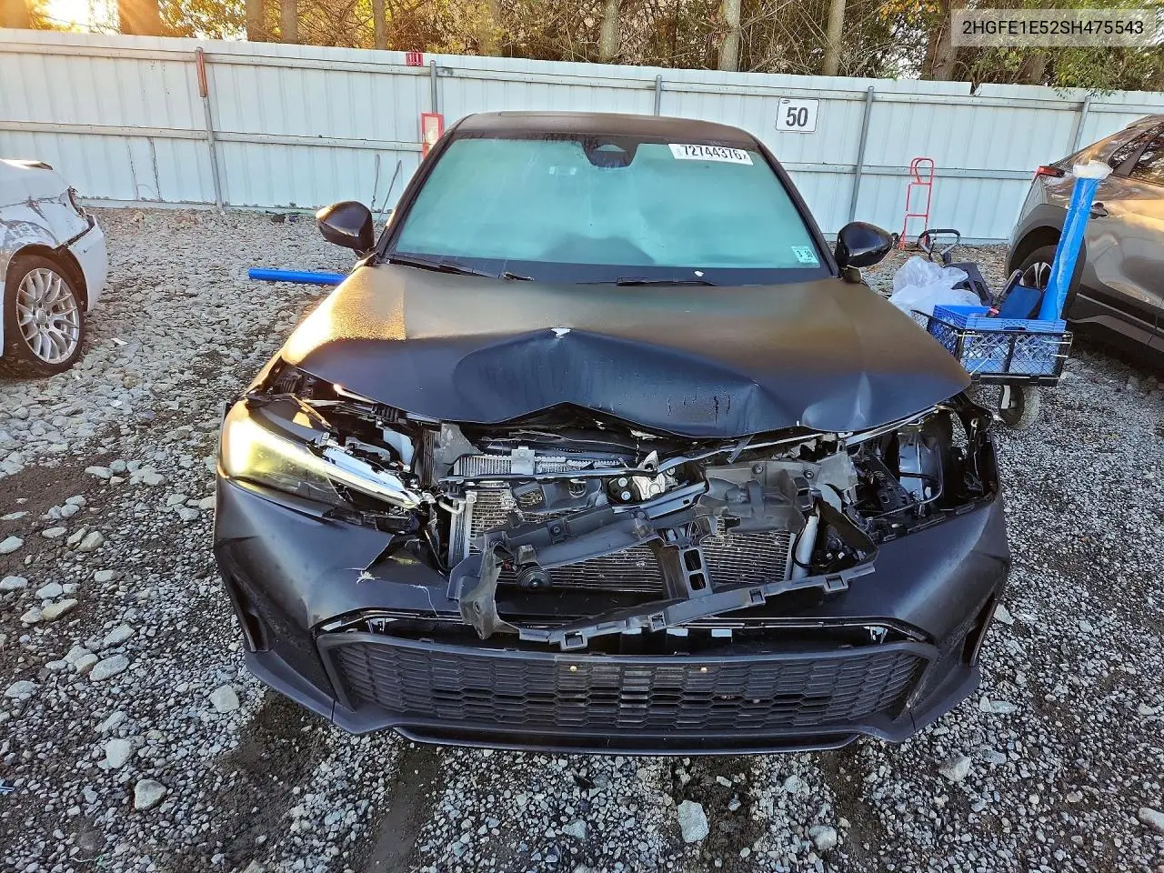 2025 HONDA CIVIC VIN 2HGFE1E52SH475543 — фото 5